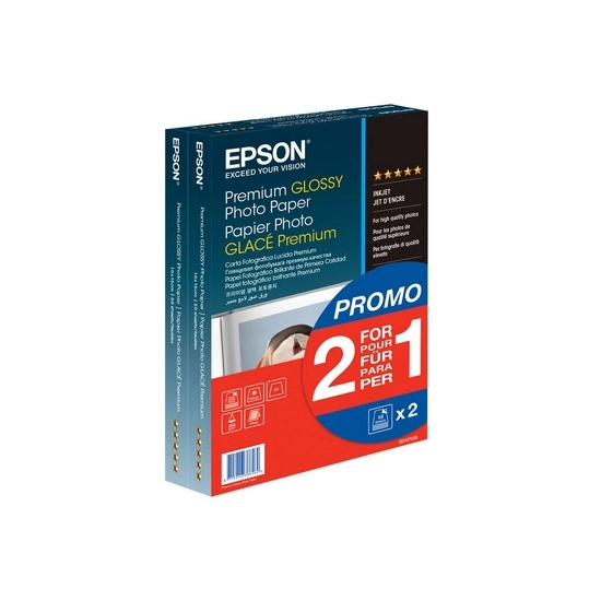 Epson Premium Glossy Photo Paper BOGOF - Lesklý - 100 x 150 mm - 255 g/m²