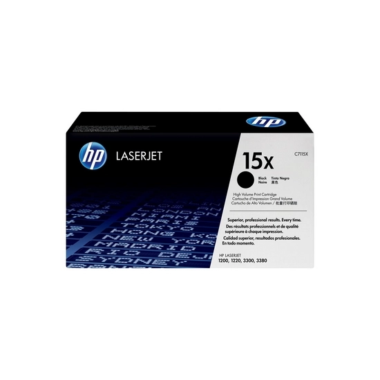 HP 15X LaserJet original toner cartridge black high