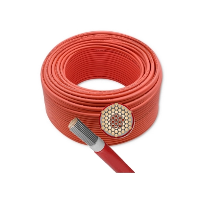 QOLTEC photovoltaic solar cable 4mm2 100m red