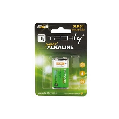 TECHLY 307032 Alkaline battery 9V 6LR61