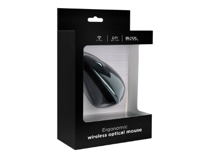 GEMBIRD MUSW-ERGO-01 Ergonomic wireless optical mouse 1600DPI USB black