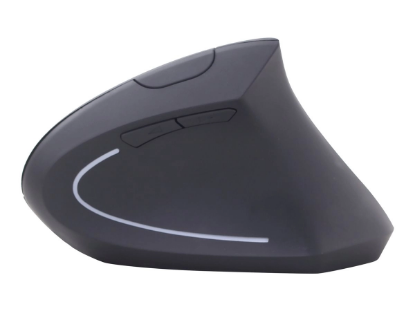 GEMBIRD MUSW-ERGO-01 Ergonomic wireless optical mouse 1600DPI USB black