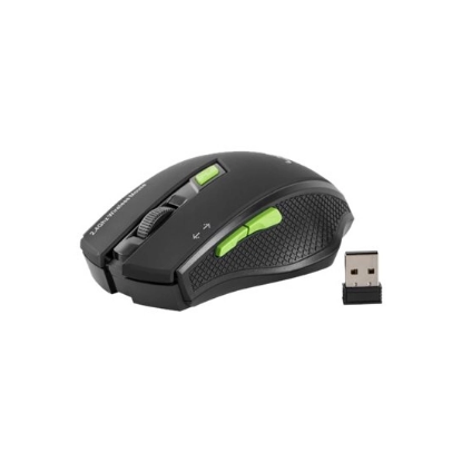 NATEC UMY-1077 UGO wireless Optic mouse MY-04 1800 DPI, Black