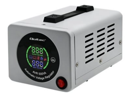 Qoltec Monolith - Automatický regulátor napětí - AC 220-240 V - 500 VA