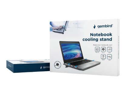 GEMBIRD NBS-1F15-04 Chladicí stojan na notebook
