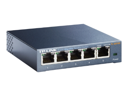 Obrázek TP-LINK TL-SG105 Desktop Switch 5x10/100/1000Mbps Metal 