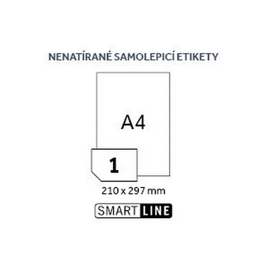 SMART LINE samolepicí etikety - 210 x 297 mm