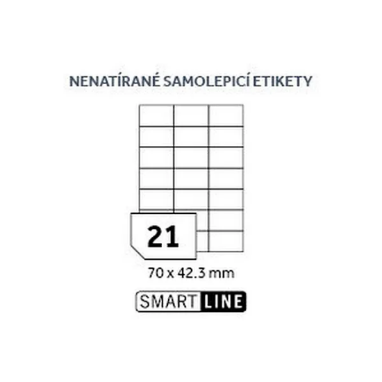 SMART LINE samolepicí etikety - 70 x 42,3 mm