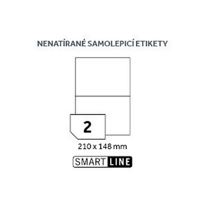 SMART LINE samolepicí etikety - 210 x 148 mm