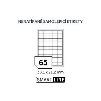 SMART LINE samolepicí etikety - 38,1 x 21,2 mm