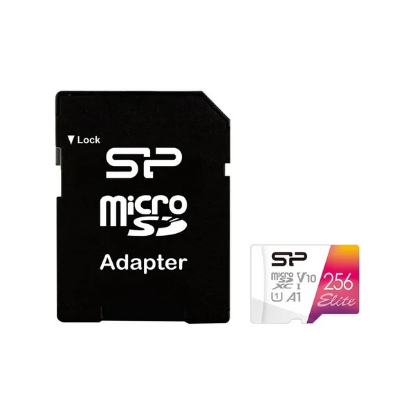 SILICON POWER memory card Elite Micro SDXC 256GB