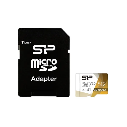 SILICON POWER memory card Superior Pro Micro SDXC 512GB