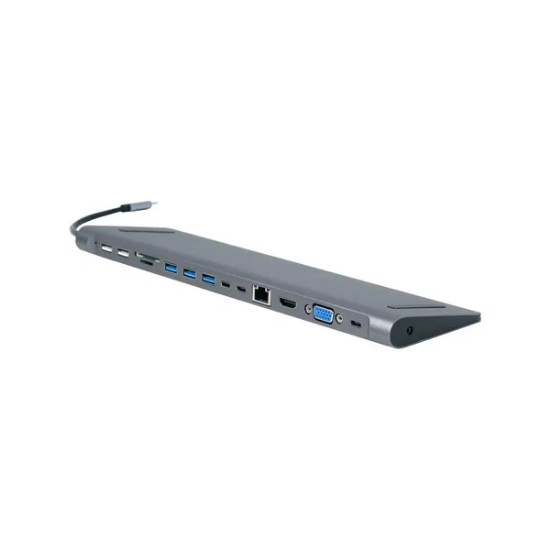 GEMBIRD A-CM-COMBO9-01 USB Type C 9in1 multi port adapter