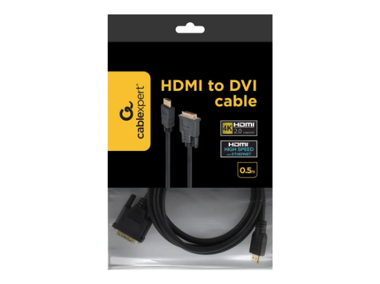 GEMBIRD HDMI to DVI male-male cable with gold