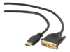 GEMBIRD HDMI to DVI male-male cable with gold