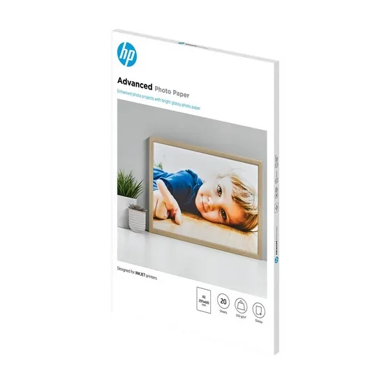 HP Advanced glossy photo paper white inkjet